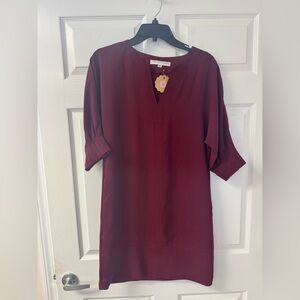 Trina Turk Rich Burgundy Tunic dress